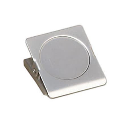 Office Depot® Brand Magnetic Clips, 1-3/4", Silver, Pack
