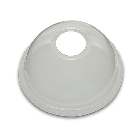 Stalk Market PLA Dome Lids, 10", 9-24 Oz, Clear, Pack Of 1000 Lids