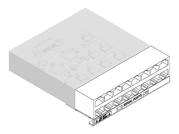 Lantronix SLC 8000 16 Device Port RJ45 I/O Module - Expansion module - RS-232 x 16