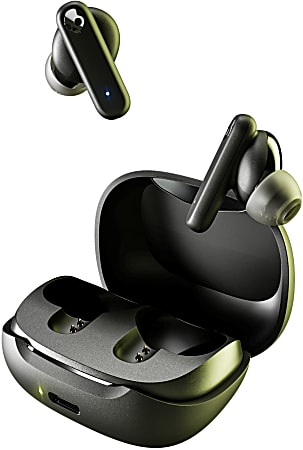 Skullcandy Smokin Buds True Wireless Earbuds With Mic True Black S2TAW R740 Office Depot