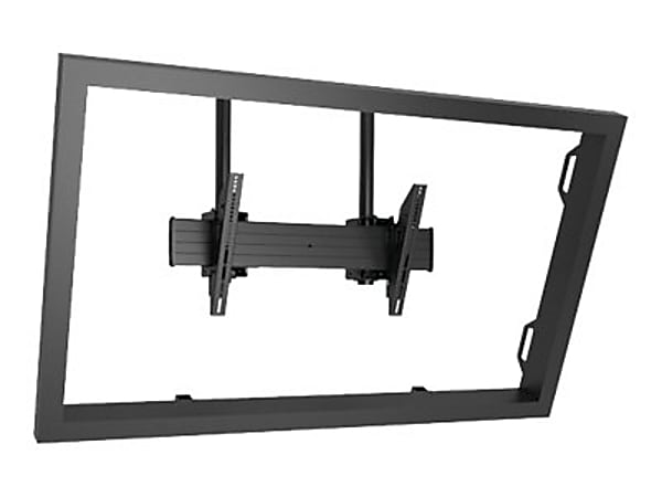 Chief Fusion X-Large Dual Pole Ceiling TV Mount - For Displays 55-100" - Black - Mounting component (mounting rail, 2 interface brackets, 2 back covers, 2 array heads) - for flat panel - black - screen size: 60"-90" - ceiling mountable
