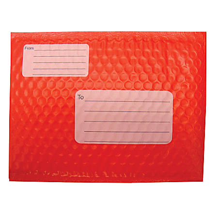 Office Depot® Poly Solid-Color Mailer, #0, 6" x 9", Assorted Colors (No Color Choice)