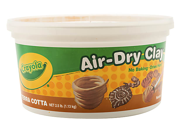Crayola® Air-Dry Clay, Terra Cotta, 2.5 lb