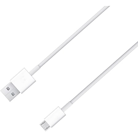 4XEM 6ft Micro USB To USB Data/Charge Cable For Samsung/HTC/Blackberry - Micro USB to USB  - 4XMUSBCBLWH