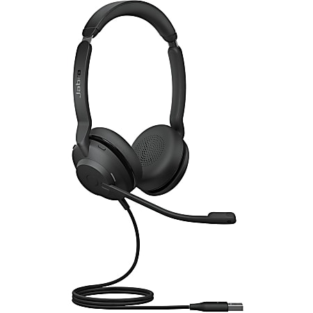Jabra Evolve 20 US Stereo Wired Over The Head Headphones - Office Depot