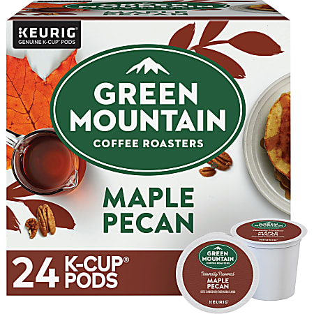 Green Mountain Coffee® Single-Serve K-Cups, Light Roast, Maple Pecan, Box Of 24 K-Cups