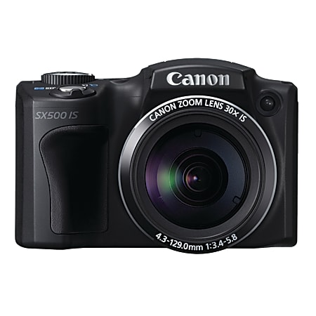 Canon PowerShot SX500 IS 16.0 Megapixel Digital Camera Black