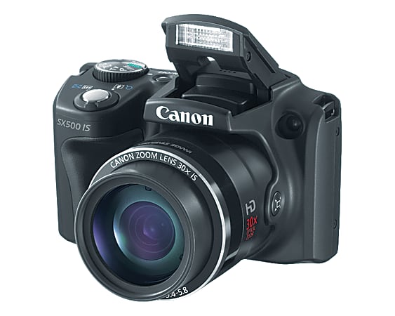 Canon PowerShot SX500 IS 16.0 Megapixel Digital Camera Black
