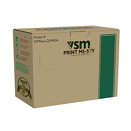 VSM Imaging Supplies VSMSOY-Q5942A (HP Q5942A) Remanufactured Soy-Based Black Toner Cartridge
