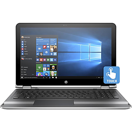 HP Pavilion x360 15-bk000 15-bk076nr 15.6" Touchscreen LCD 2 in 1 Notebook - Intel Core i5 (6th Gen) i5-6200U Dual-core (2 Core) 2.30 GHz - 6 GB DDR3L SDRAM - 1 TB HDD -