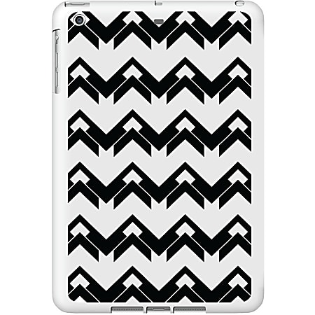 OTM iPad Air White Glossy Case Black/White Collection,Herringbone - For Apple iPad Air Tablet - Herringbone - Black, White - Glossy