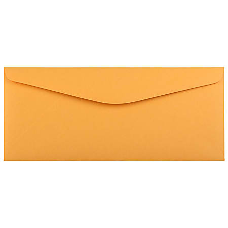 JAM Paper® Booklet Commercial Flap Envelopes, #11, Gummed Seal, Brown Kraft, Pack Of 25