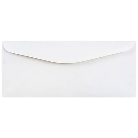 JAM Paper® Booklet Commercial-Flap Envelopes, #12, Gummed Seal, Regular White, Pack Of 25