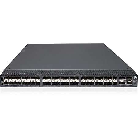 HPE 5900AF-48G-4XG-2QSFP+ Switch - 48 Ports - Manageable - Gigabit Ethernet, 10 Gigabit Ethernet, 40 Gigabit Ethernet - 10/100/1000Base-T, 10GBase-X, 40GBase-X - 3 Layer Supported - Power Supply - Twisted Pair, Optical Fiber - 1U High