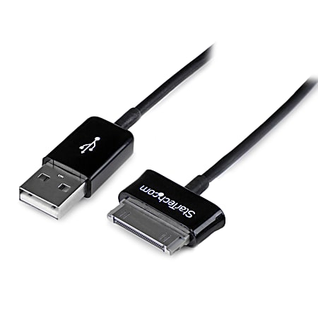 StarTech.com 2m Dock Connector to USB Cable for Samsung Galaxy Tab- 6.56 ft Proprietary/USB Data Transfer Cable  - USB2SDC2M
