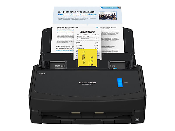 Ricoh ScanSnap iX1400 - Document scanner - Dual CIS - Duplex - - 600 dpi x  600 dpi - up to 40 ppm (mono) / up to 40 ppm (color) - ADF (50 sheets) - 