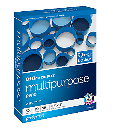 Office Depot® Brand Multi-Use Print & Copy Paper, Letter Size (8 1/2