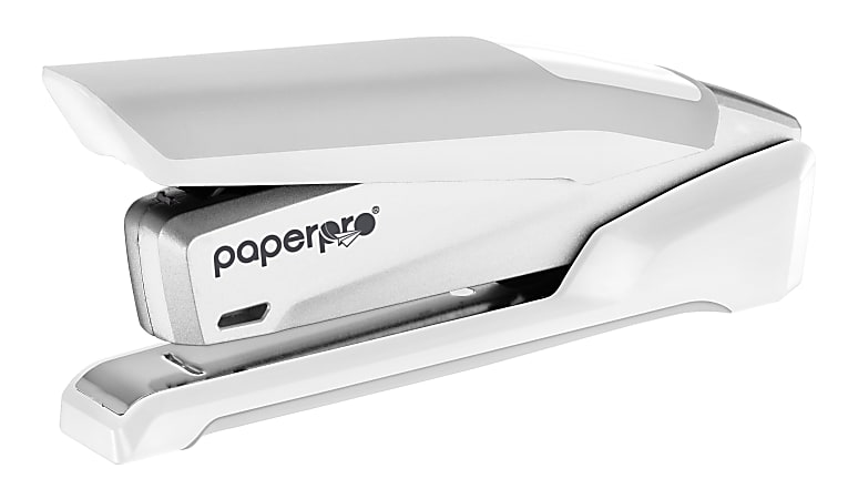 PaperPro™ inPOWER™+ 28 Premium Desktop Stapler, White/Silver