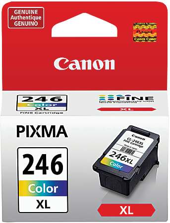 Canon® CL-246XL Tri-Color High-Yield Ink Cartridge, 8280B001