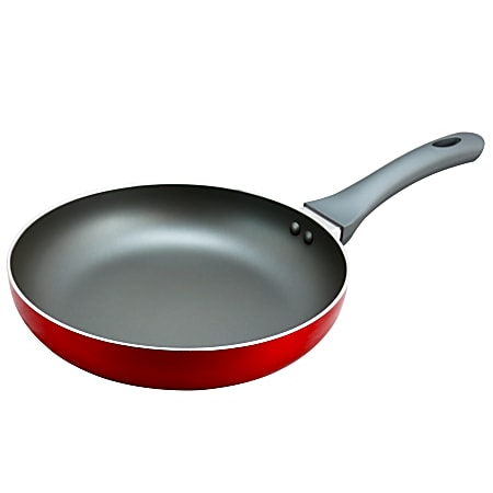 Oster Herscher Aluminum Frying Pan, 9-1/2", Red