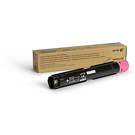 Xerox Genuine Xerox&reg; VersaLink&reg; C7000 Color Printer Magenta High capacity Toner Cartridge (10100 Pages) - 106R03759 - 10100 Pages