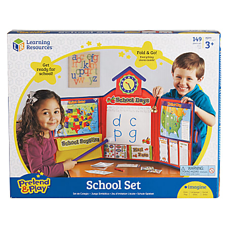 Learning Resources® Pretend & Play® School Set With