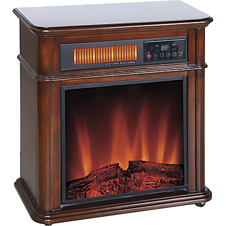 Comfort Glow The Devonshire Electric Fireplace with Infrared Quartz - Indoor - 1500.52 W - Portable