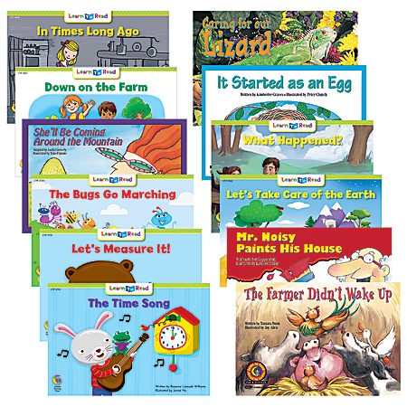 Learn To Read Reading Pack, Variety Pack 10, GRL F, 6 1/4" x 9", Grades K-2