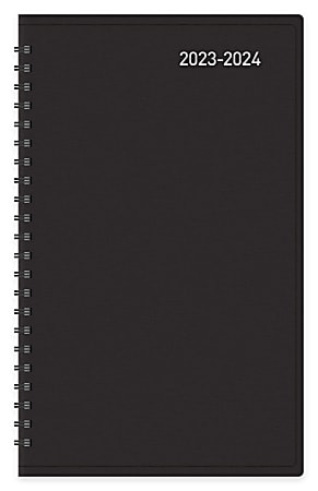 Academic Daily Planner 2023-2024, Black