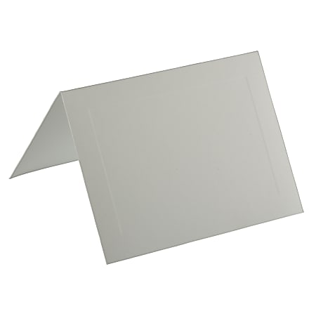 White on White Blank Notecards