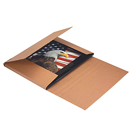 Partners Brand Jumbo Easy Fold Mailers, 26" x 20" x 6", Kraft, Pack Of 20