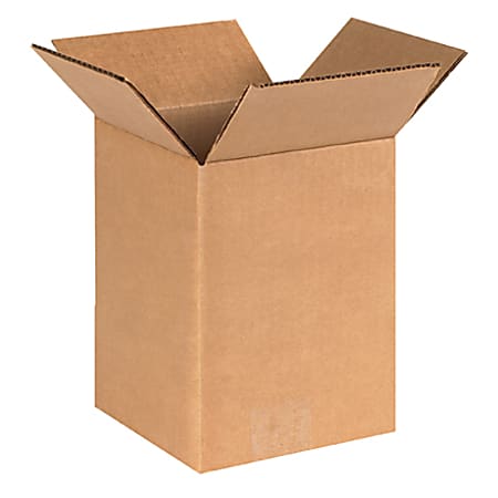 Partners Brand Corrugated Boxes 6" x 6" x 7", Bundle of 25