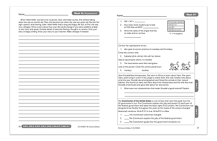 Carson Dellosa Common Core 4 Today Workbook Grade 3 - Office Depot