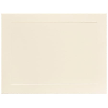 JAM Paper® Blank Note Cards, Panel Border, 4