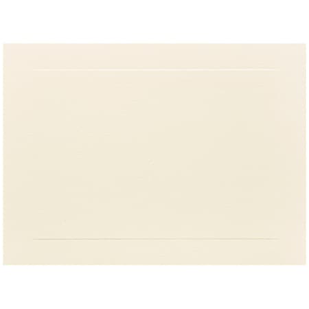 JAM Paper Blank Cards 3 12 x 4 78 Fold Over White Pack Of 100 - Office Depot