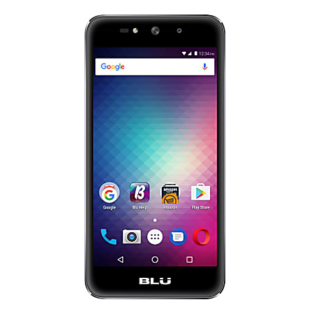 BLU Grand Max G110Q Cell Phone, Gray, PBN201193
