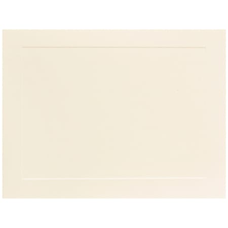 JAM Paper® Blank Note Cards, Panel Border, 5