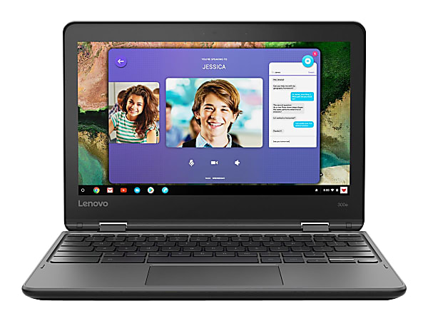 Lenovo® 300e Chromebook AST Laptop, 11.6" Touchscreen, AMD A4, 4GB Memory, 32GB eMMC, Google™ Chrome OS