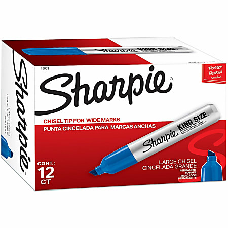 Sharpie® King-Size™ Permanent Marker, Blue