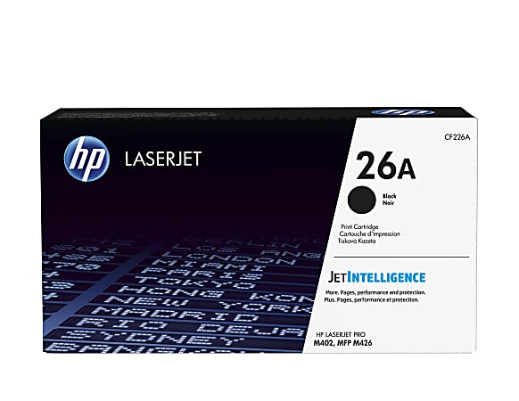 HP 26A Black Toner Cartridge, CF226A