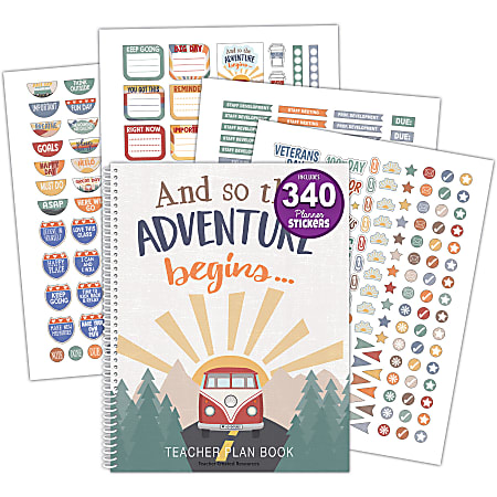 Teacher Created Resources Teacher Plan Book, Moving Mountains Road Trip