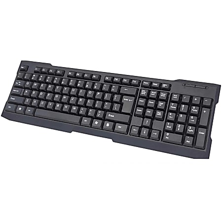 Manhattan 3434718 USB Enhanced Keyboard, Black