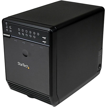 StarTech.com 4 Bay External Hard Drive Array RAID Tower - eSATA USB 3.0 Enclosure