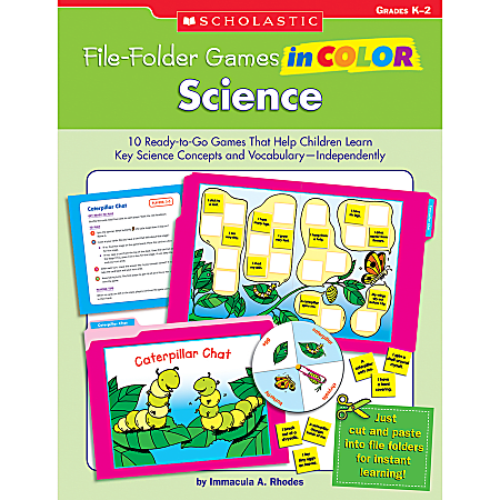 Scholastic File-Folder Games in Color: Science