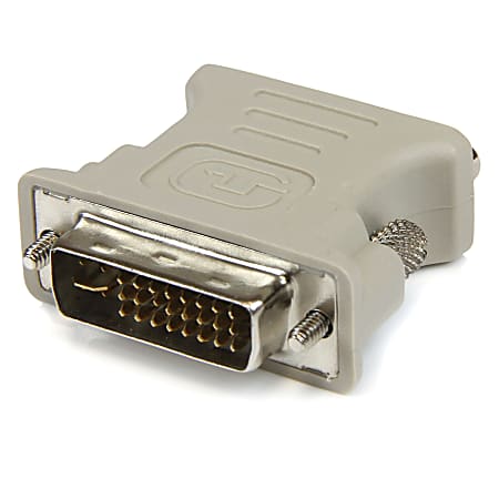 StarTech.com Display adapter - DVI-I (M) - HD-15 (F) - Connect your VGA Display to a DVI-I source - DVI to VGA - dvi to vga adapter - dvi to vga connector - DVI-I to VGA - dvi to vga cable adapter