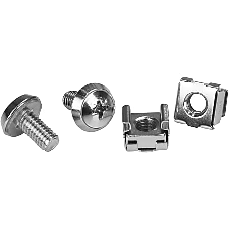 StarTech.com M6 Mounting Screws & Cage Nuts For