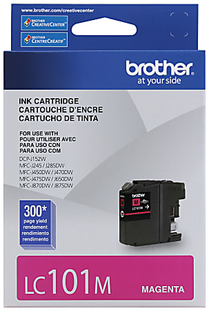 Brother® LC101 Magenta Ink Cartridge, LC101-M