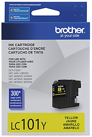 Brother® LC101 Yellow Ink Cartridge, LC101-Y