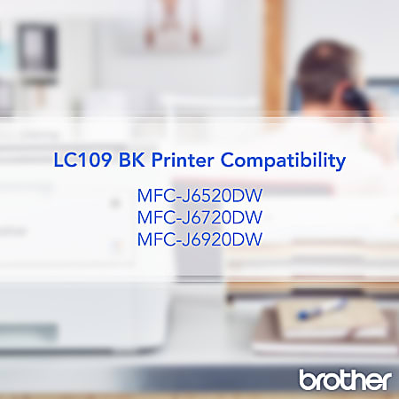 LC109BK XXL BROTHER black noir ink printer MFC J6520DW J6720DW J6920DW  copier