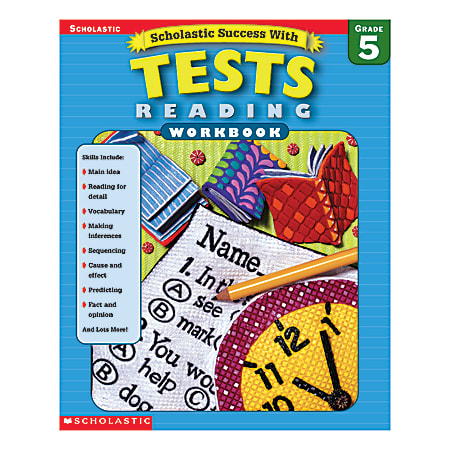 Scholastic Success With: Reading Tests Workbooks, Grade 5, Pack Of 10